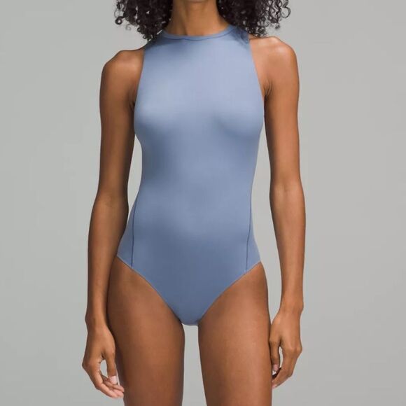 Wundermost Ultra-Soft Nulu High-Neck Sleeveless Bodysuit - Picture 1 of 7